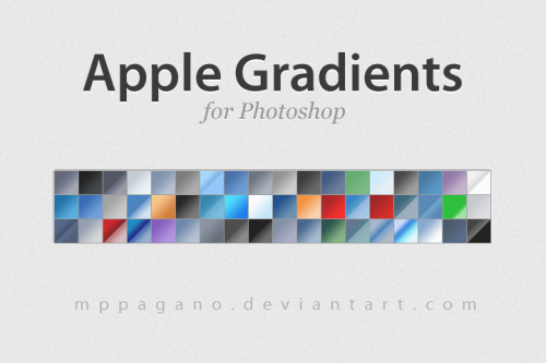 Apple Gradients Photoshop