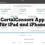 CortalConsors App für iPad und iPhone