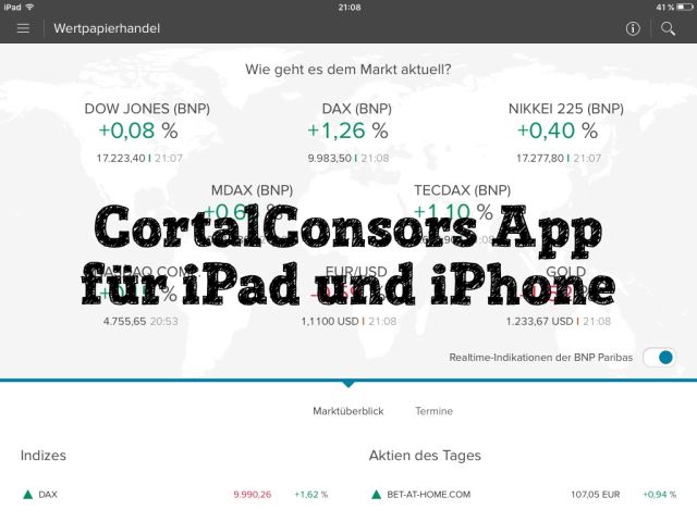 CortalConsors App