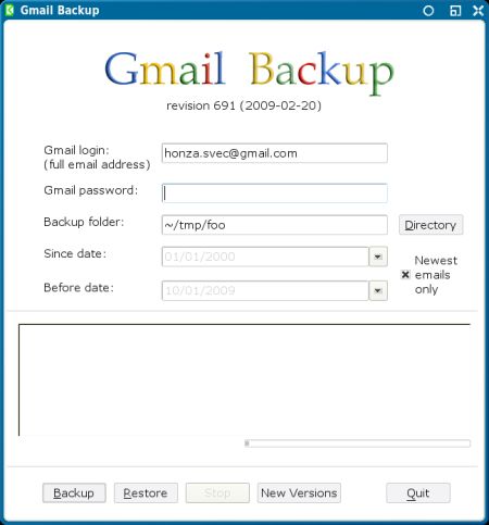 GMail Backup Software