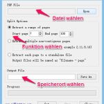 PDF Cutter – Große PDF Dokumente zerstückeln