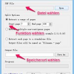 PDF Cutter – Große PDF Dokumente zerstückeln