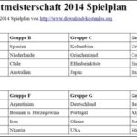 PDF WM Spielplan 2014 zum ausdrucken und ausfüllen